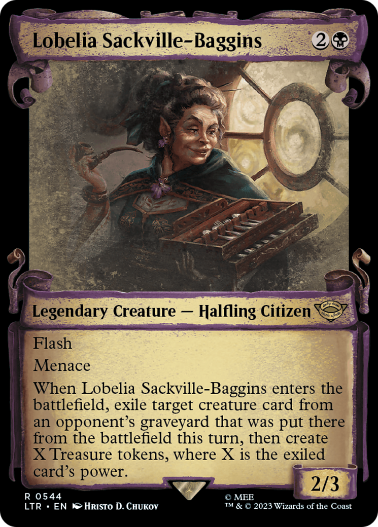 Lobelia Sackville-Baggins (Showcase) (544) Foil - The Lord of the Rings: Tales of Middle-earth