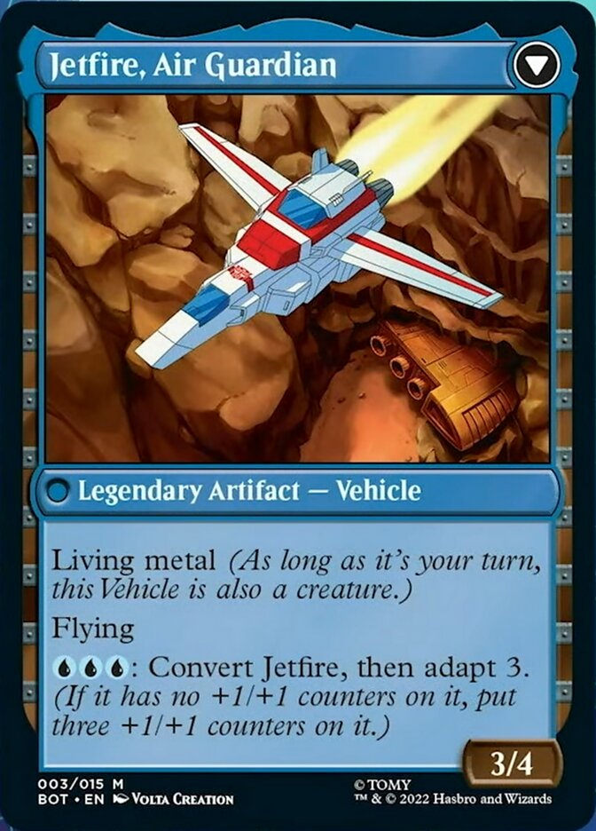 Jetfire, Ingenious Scientist (003) Foil - Transformers
