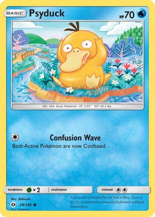 Psyduck (28) - SM Base Set