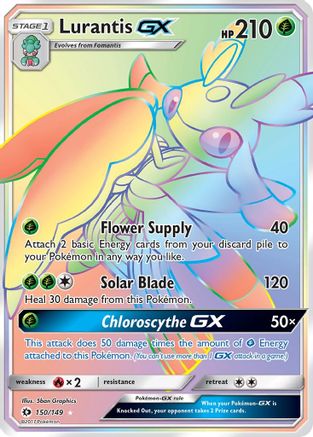 Lurantis GX (Secret) (150) Holofoil - SM Base Set