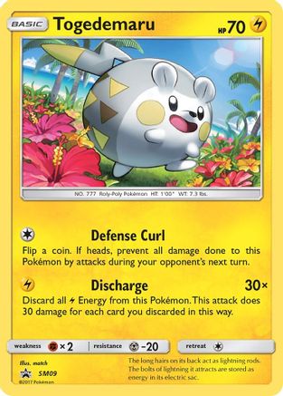 Togedemaru (SM09) [Sun & Moon: Black Star Promos] | Silver Goblin