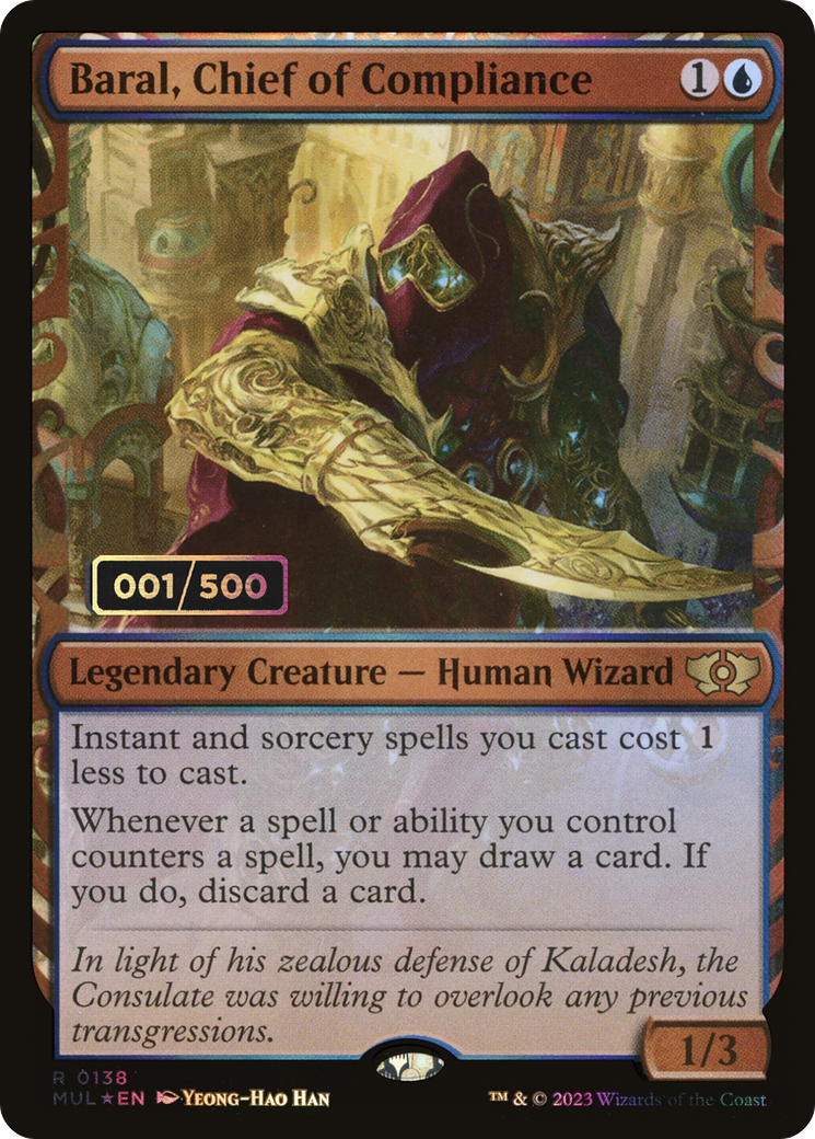 Baral, Chief of Compliance (Showcase) (138z) Foil - Multiverse Legends