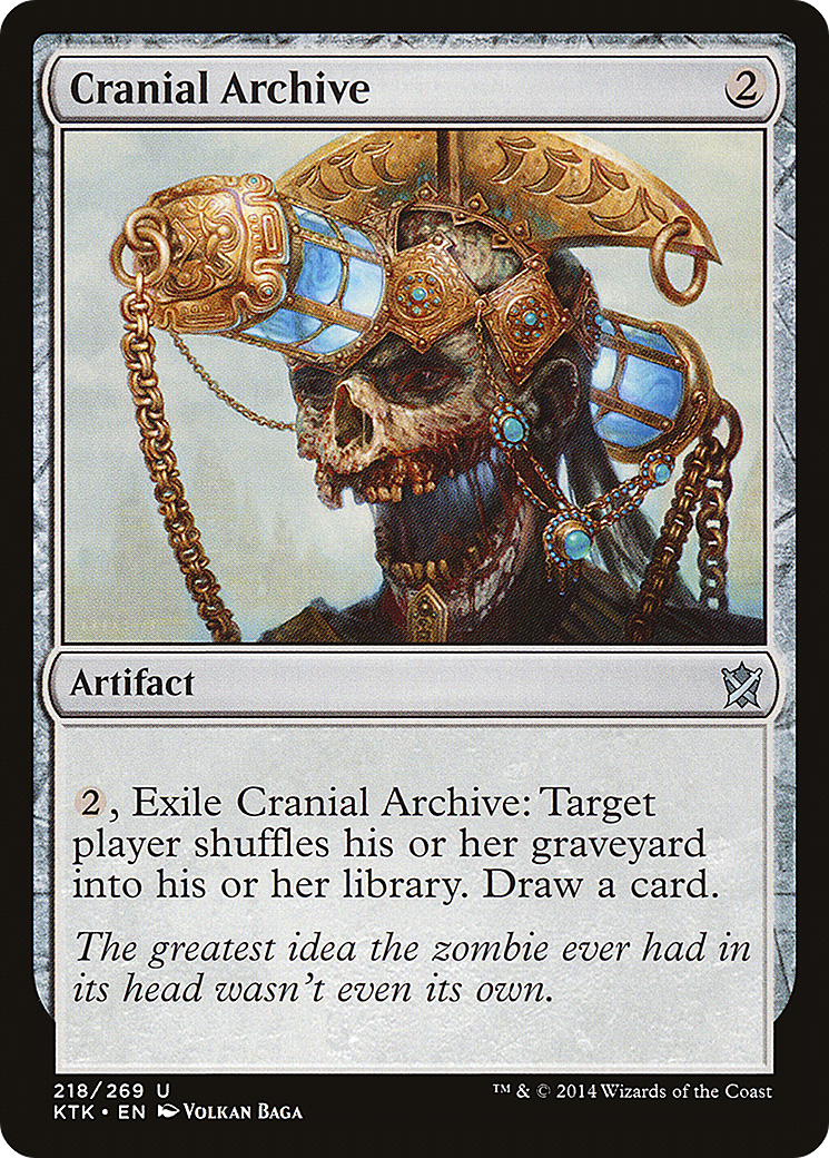 Cranial Archive (218) Foil - Khans of Tarkir