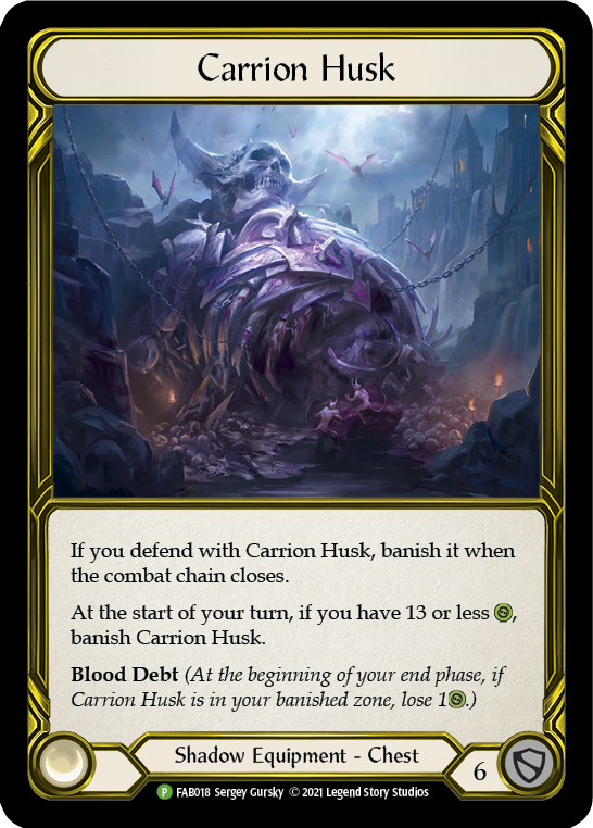 Carrion Husk (Golden) [FAB018] (Promo)  Cold Foil | Silver Goblin