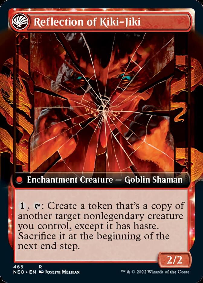 Fable of the Mirror-Breaker // Reflection of Kiki-Jiki (Extended Art) (465) - Kamigawa: Neon Dynasty