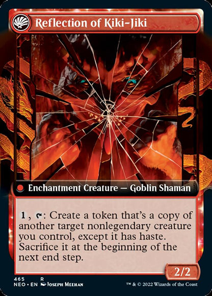 Fable of the Mirror-Breaker // Reflection of Kiki-Jiki (Extended Art) (465) - Kamigawa: Neon Dynasty