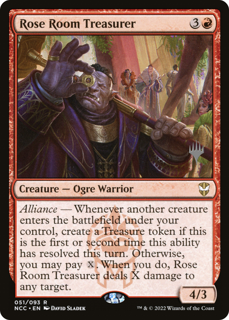 Rose Room Treasurer (051) Foil - New Capenna Commander Promos