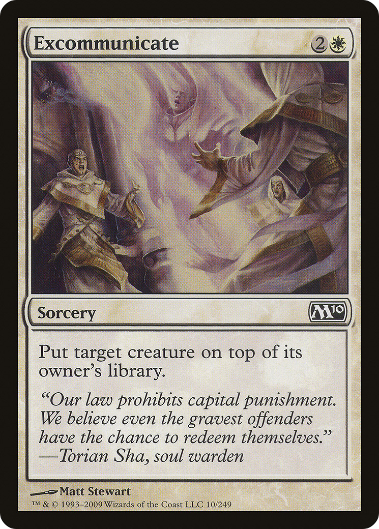 Excommunicate (010) Foil - Magic 2010
