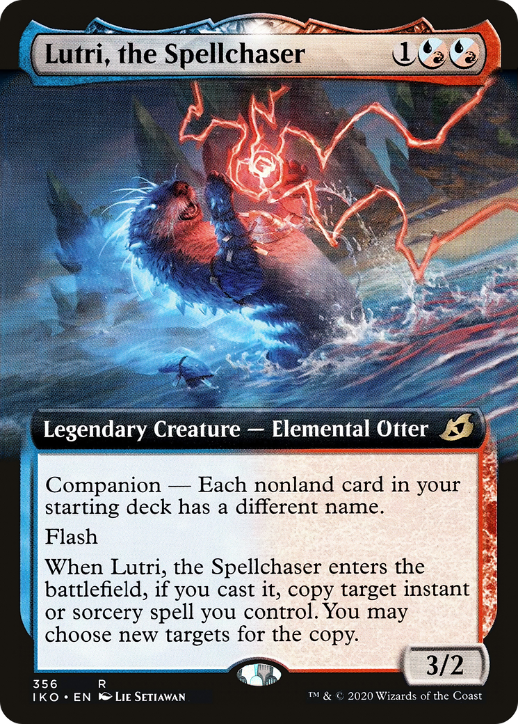 Lutri, the Spellchaser (Extended Art) (356) Foil - Ikoria: Lair of Behemoths