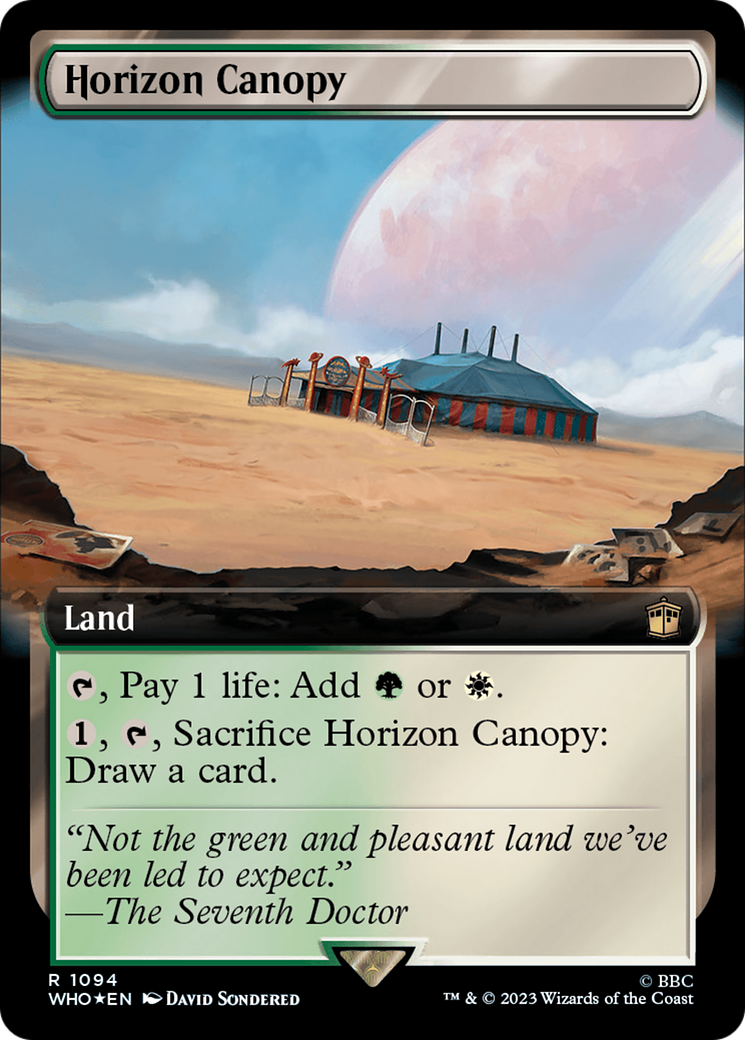 Horizon Canopy (Extended Art) (Surge Foil) [Doctor Who] | Silver Goblin