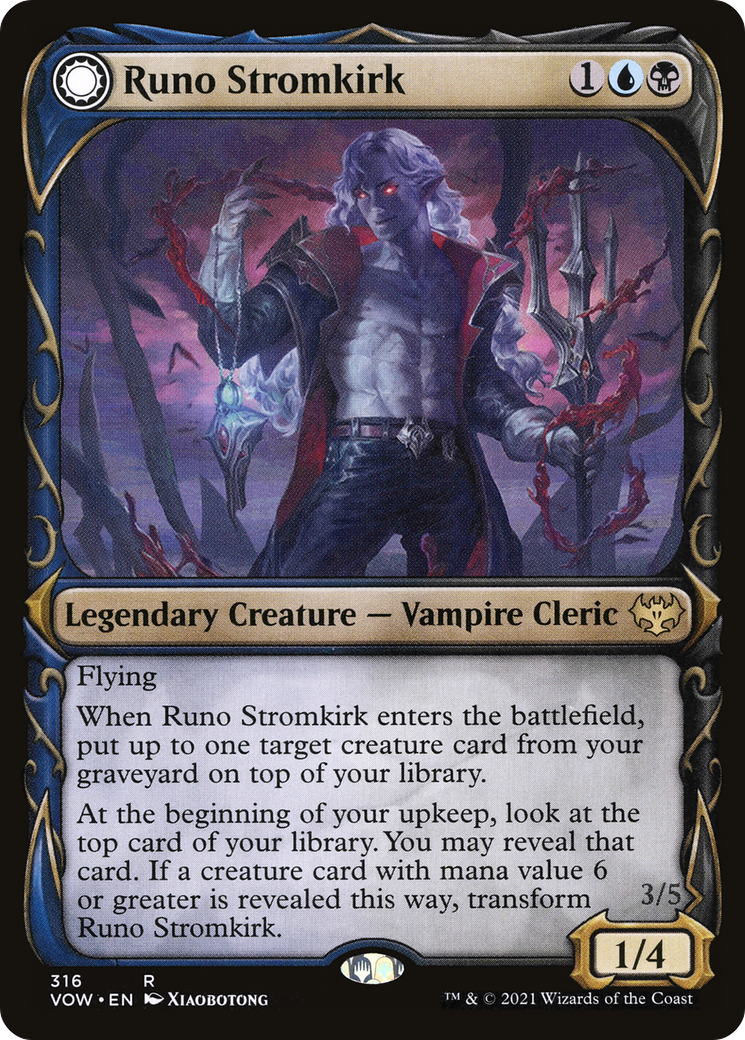 Runo Stromkirk (Showcase) (316) Foil - Innistrad: Crimson Vow
