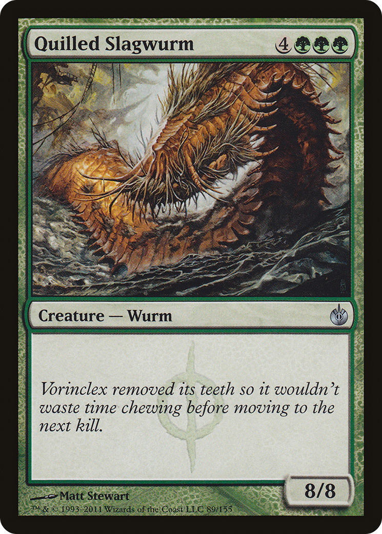 Quilled Slagwurm (089) - Mirrodin Besieged