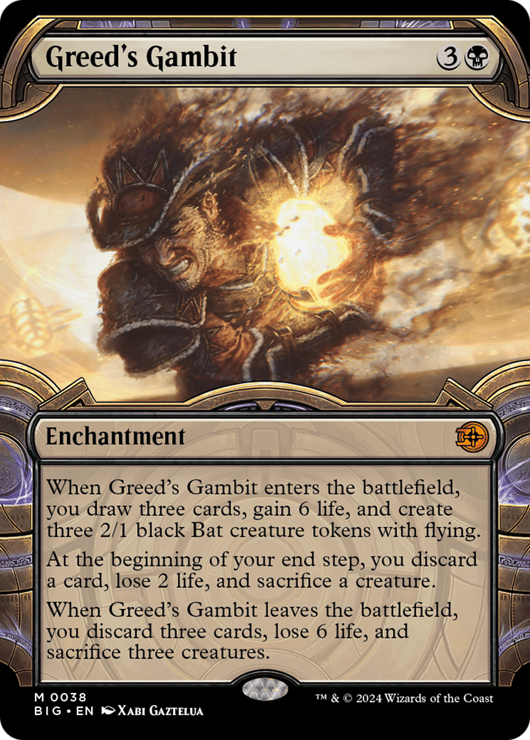 Greed's Gambit (Showcase) (038) Foil - The Big Score