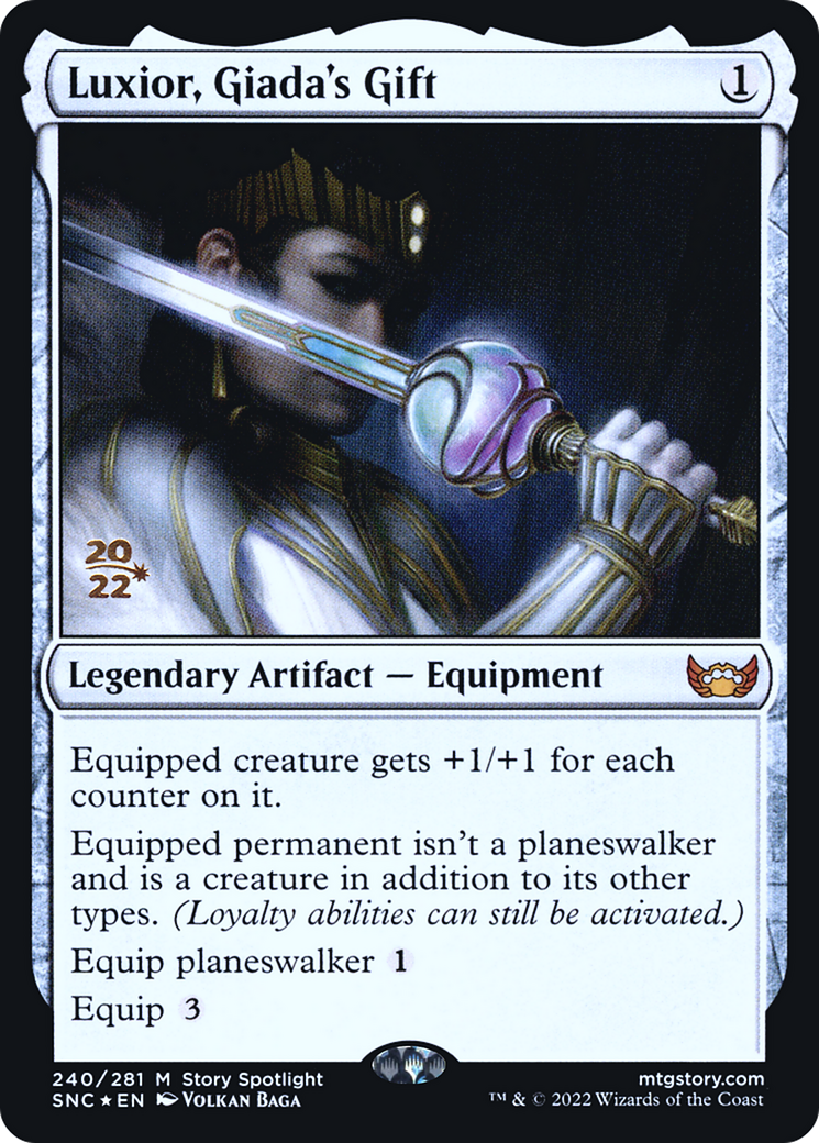 Luxior, Giada's Gift (240s) Foil - Streets of New Capenna Promos