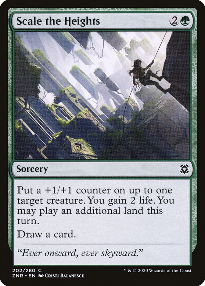 Scale the Heights [Zendikar Rising] | Silver Goblin