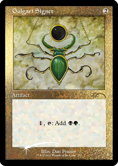 Golgari Signet (292) Foil - Secret Lair Drop Series
