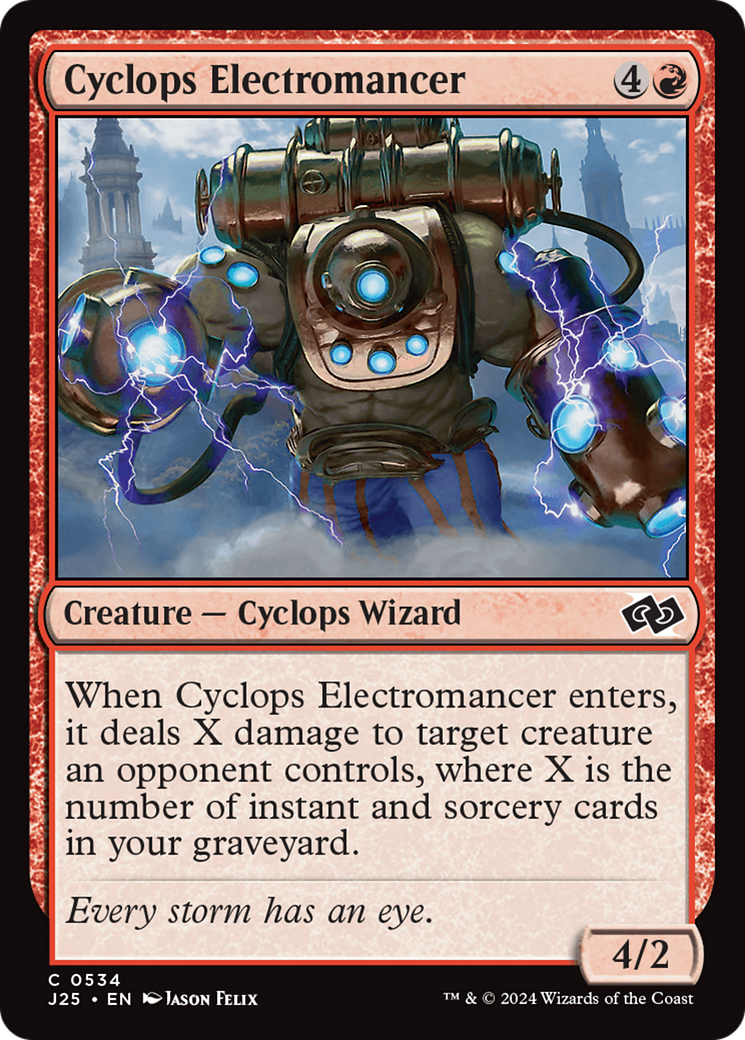 Cyclops Electromancer [Foundations Jumpstart] | Silver Goblin