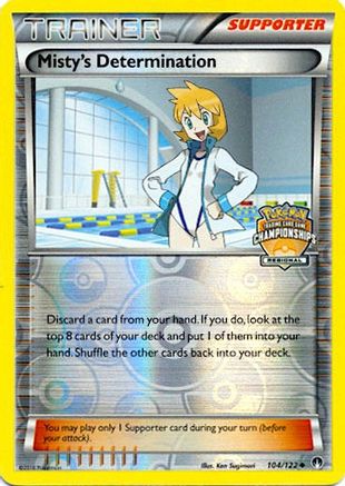 Misty's Determination (104/122) (Regional Championship Promo) [XY: BREAKpoint] | Silver Goblin