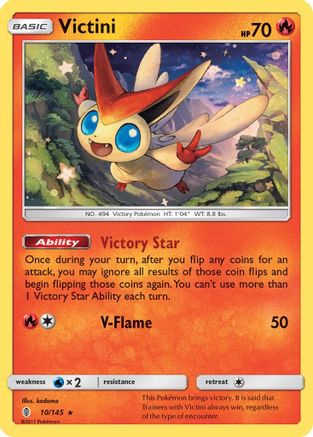 Victini (10) Holofoil - Guardians Rising