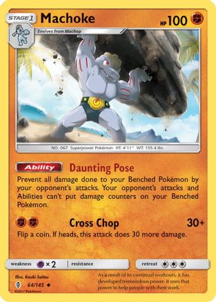 Machoke (64/145) [Sun & Moon: Guardians Rising] | Silver Goblin