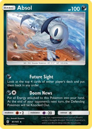 Absol (81/145) [Sun & Moon: Guardians Rising] Reverse Holofoil