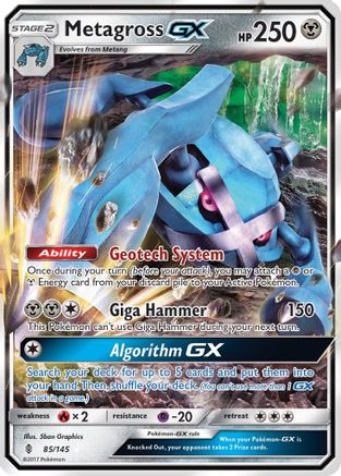 Metagross GX (85) Holofoil - SM  Guardians Rising