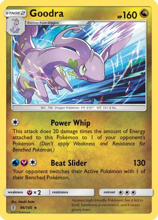 Goodra (96) Holofoil - SM  Guardians Rising