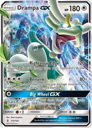 Drampa GX (115) Holofoil - SM  Guardians Rising