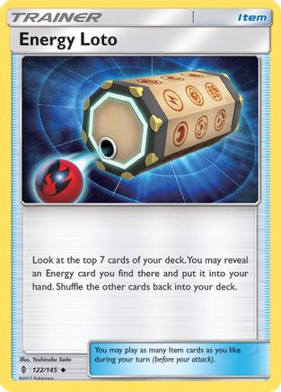 Energy Loto (122/145) [Sun & Moon: Guardians Rising] | Silver Goblin