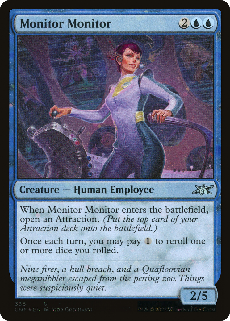 Monitor Monitor (Galaxy Foil) (338) Foil - Unfinity
