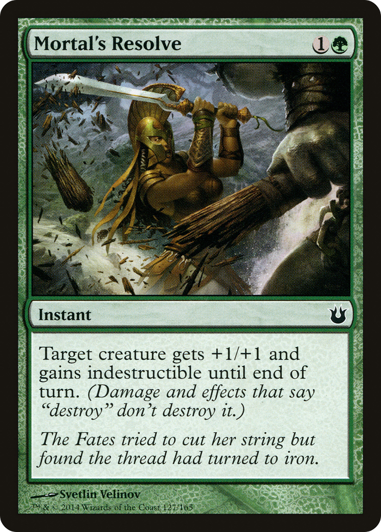 Mortal's Resolve (127) - Born of the Gods