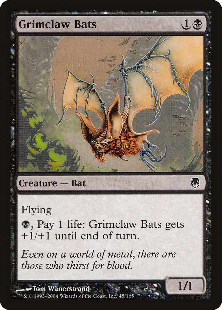 Grimclaw Bats (045) - Darksteel