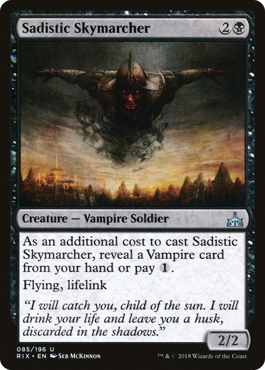Sadistic Skymarcher [Rivals of Ixalan] Foil