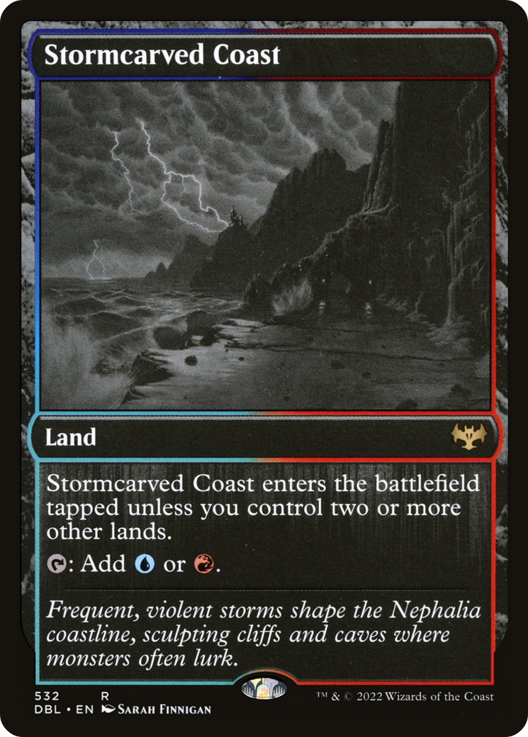 Stormcarved Coast (532) Foil - Innistrad: Double Feature