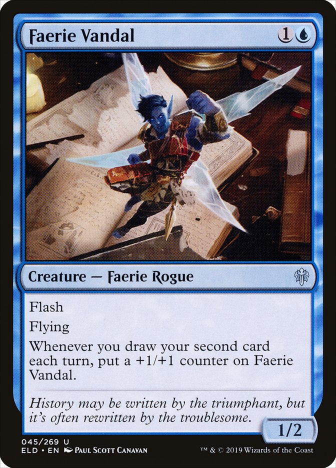 Faerie Vandal [Throne of Eldraine] | Silver Goblin