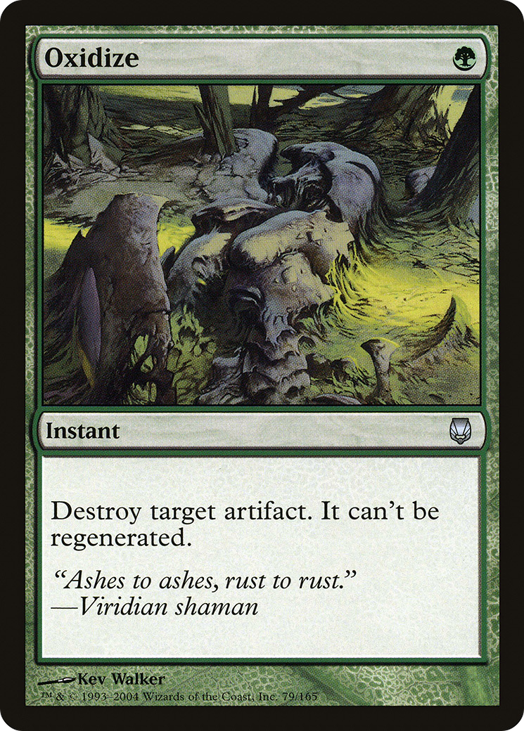 Oxidize (079) Foil - Darksteel
