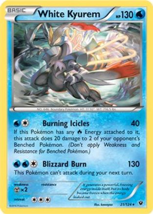 White Kyurem (21/124) (Theme Deck Exclusive) [XY: Fates Collide] | Silver Goblin