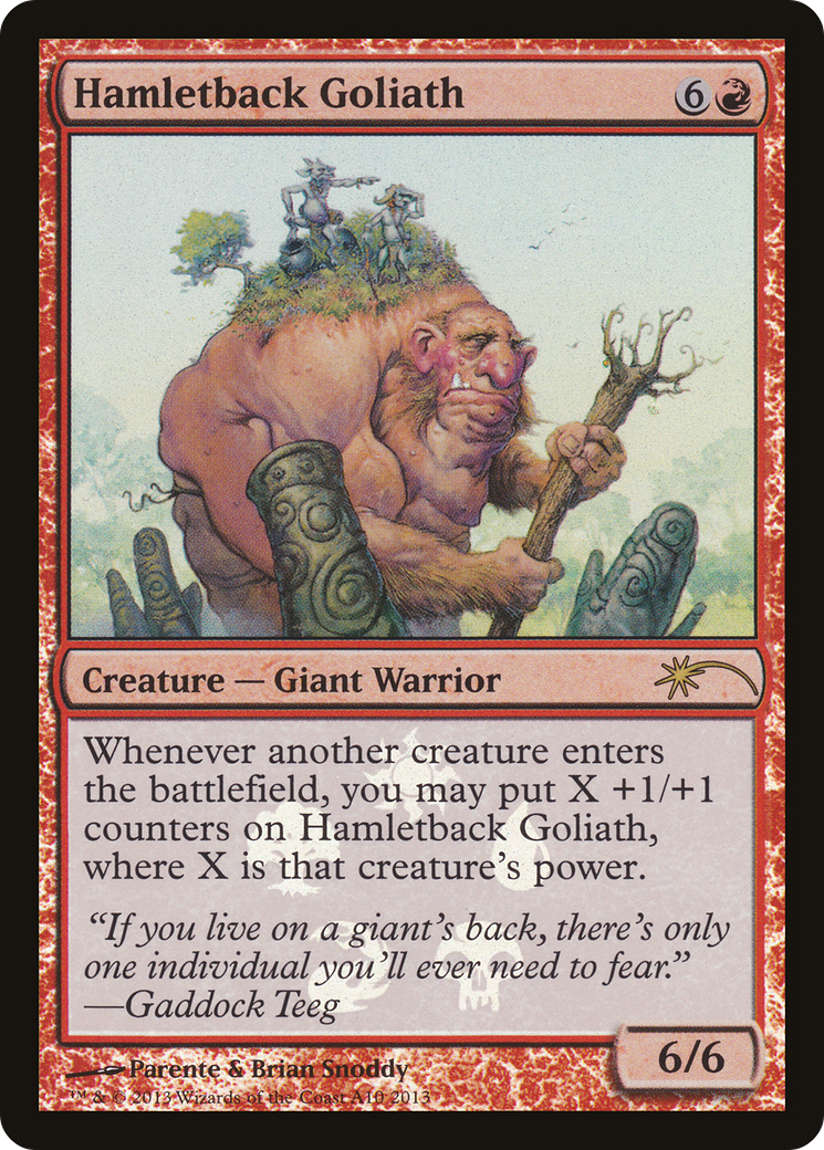 Hamletback Goliath (A10) Foil - Magic 2013 Promos