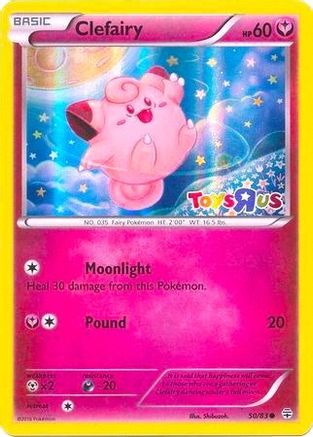 Clefairy (50/83) (Toys R Us Promo) [XY: Generations] | Silver Goblin