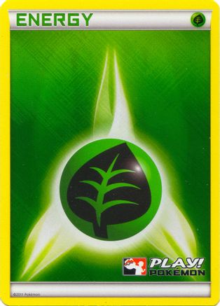 Grass Energy (2011 Play! Pokemon) () Holofoil - League & Championship Cards