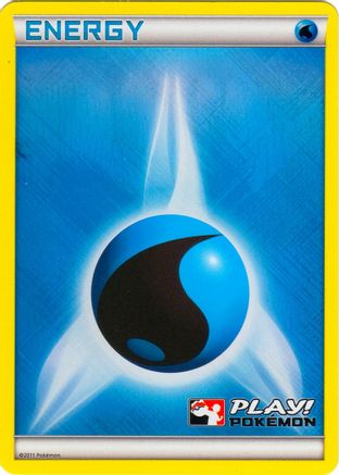 Water Energy (2011 Play! Pokemon) () Holofoil - League & Championship Cards