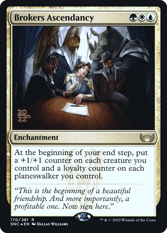 Brokers Ascendancy (170s) Foil - Streets of New Capenna Promos