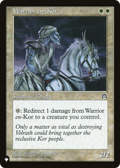 Warrior en-Kor [The List Reprints] | Silver Goblin