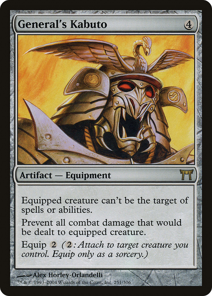 General's Kabuto (251) Foil - Champions of Kamigawa