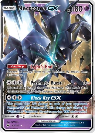 Necrozma GX (63) Holofoil - SM  Burning Shadows