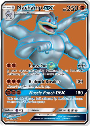 Machamp GX (Full Art) (135) Holofoil - Burning Shadows