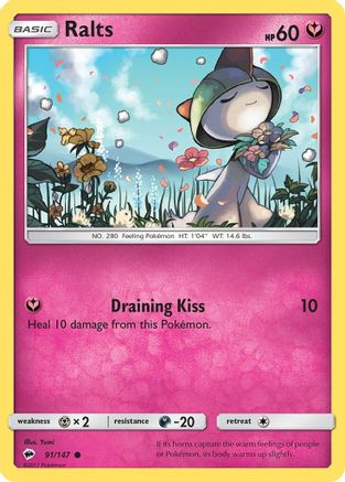 Ralts (91) - SM  Burning Shadows