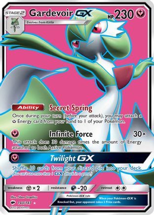 Gardevoir GX (Full Art) (140) Holofoil - SM  Burning Shadows