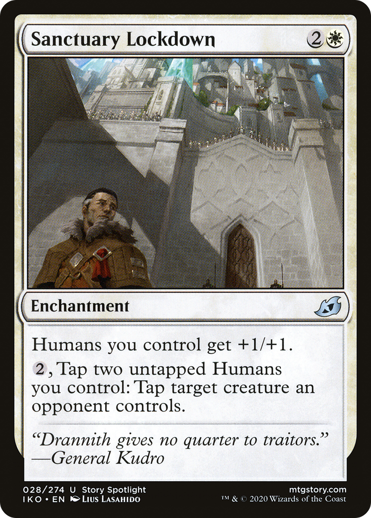 Sanctuary Lockdown (028) Foil - Ikoria: Lair of Behemoths