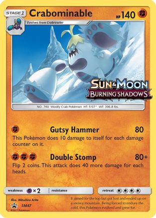Crabominable - SM47 (Prerelease) (SM47) Holofoil - SM Promos